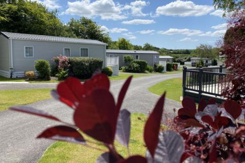 Well maintained holiday park in Cornwall with owners only caravans