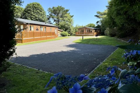 luxury lodges for sale at Silverbow Country Park