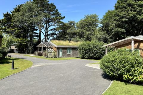 eco friendly lodge at Silverbow Country Park