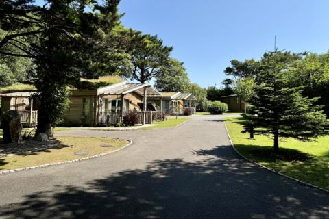 second view of the eco friendly lodges