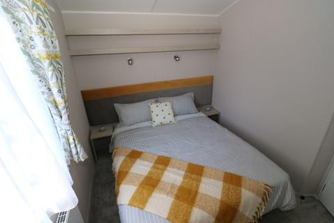 spacious double bedroom in the 2021 Atlas Amethyst 