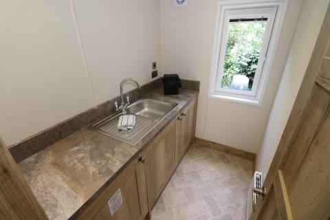 holiday lodge utility room