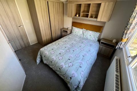 double bedroom in the 2021 Swift Ardennes