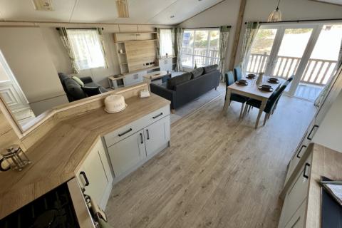 kitchen and dining area in the 2023 ABI Kielder