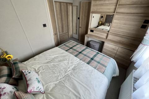 second view of the double bedroom in the lodge