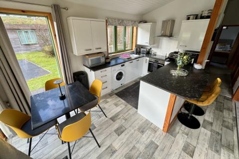 dining area and kitchen in the 2013 Gart Eco Home