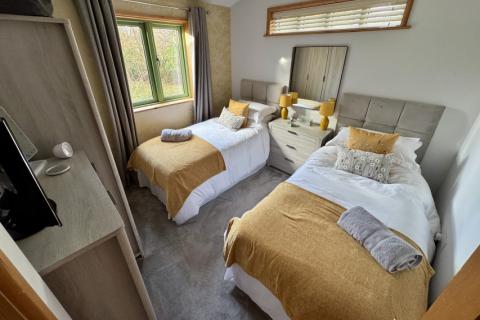 large twin bedroom in the 2013 Gart Eco Home