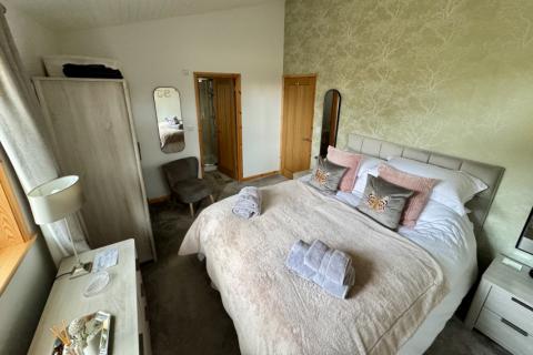 full view of the double bedroom