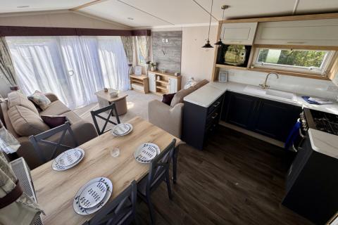 2025 Swift Bordeaux Living and Kitchen