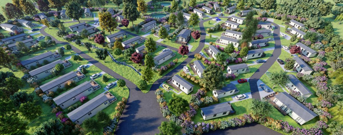 Silverbow Country Park cgi of the park development