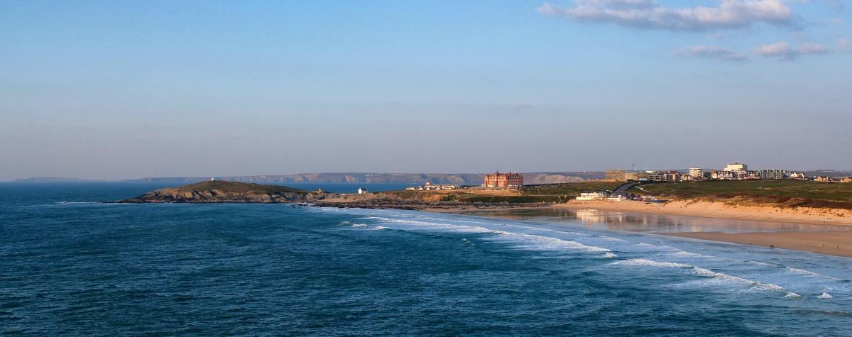 Image of the beaches at Newquay in North Cornwall