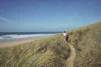 Perranporth beach near to Silverbow Country Park