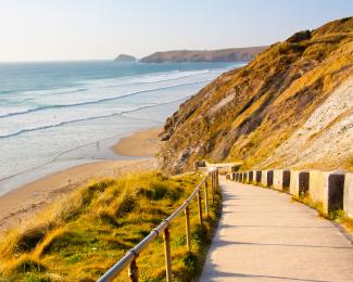 Perran Sands near Silverbow Country Park