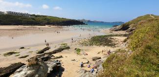 Porth Beach near Newquay