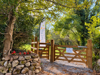 Our new pathway to the village of Goonhavern