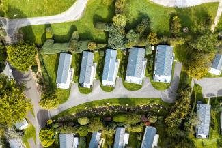 aerial view of Sennen