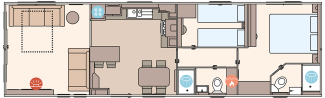 2023 ABI Ingleton 40x12 static cartavan floor plan