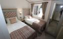 twin bedroom in the holiday lodges for sale