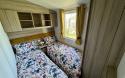 twin bedroom in the caravan for sale